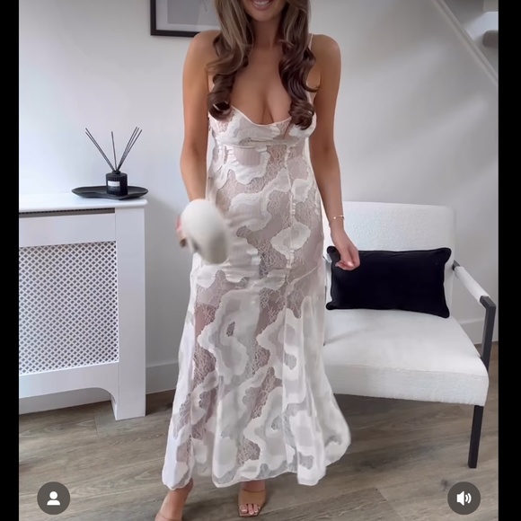 Zara LONG SLIP DRESS - Picture 17 of 17